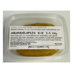 Amandelspijs 1 op 1 kant en klaar 200 gram