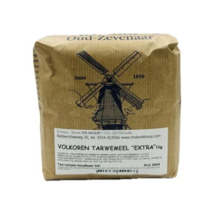Volkoren tarwemeel extra 1 kilogram