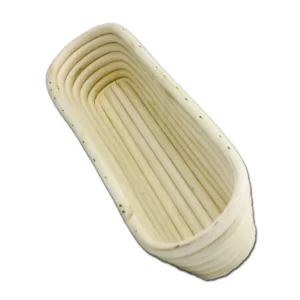 Rijsmandje voor stokbrood inclusief linnen doek