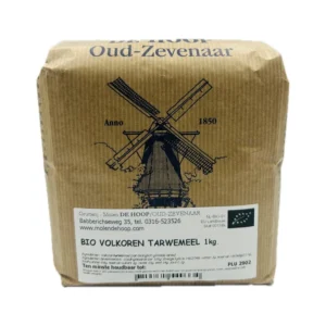 Bio volkoren tarwemeel 1 kilogram