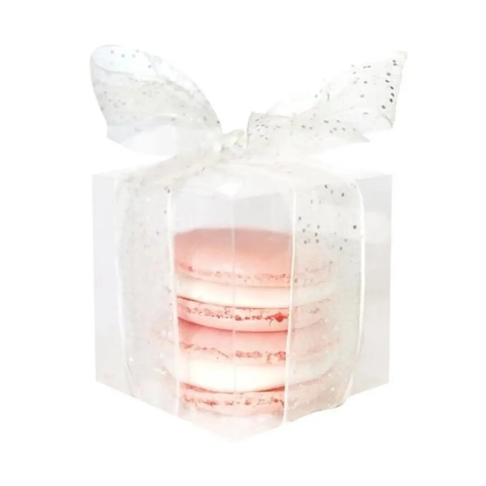 Transparante cadeau doosjes 8x8x8