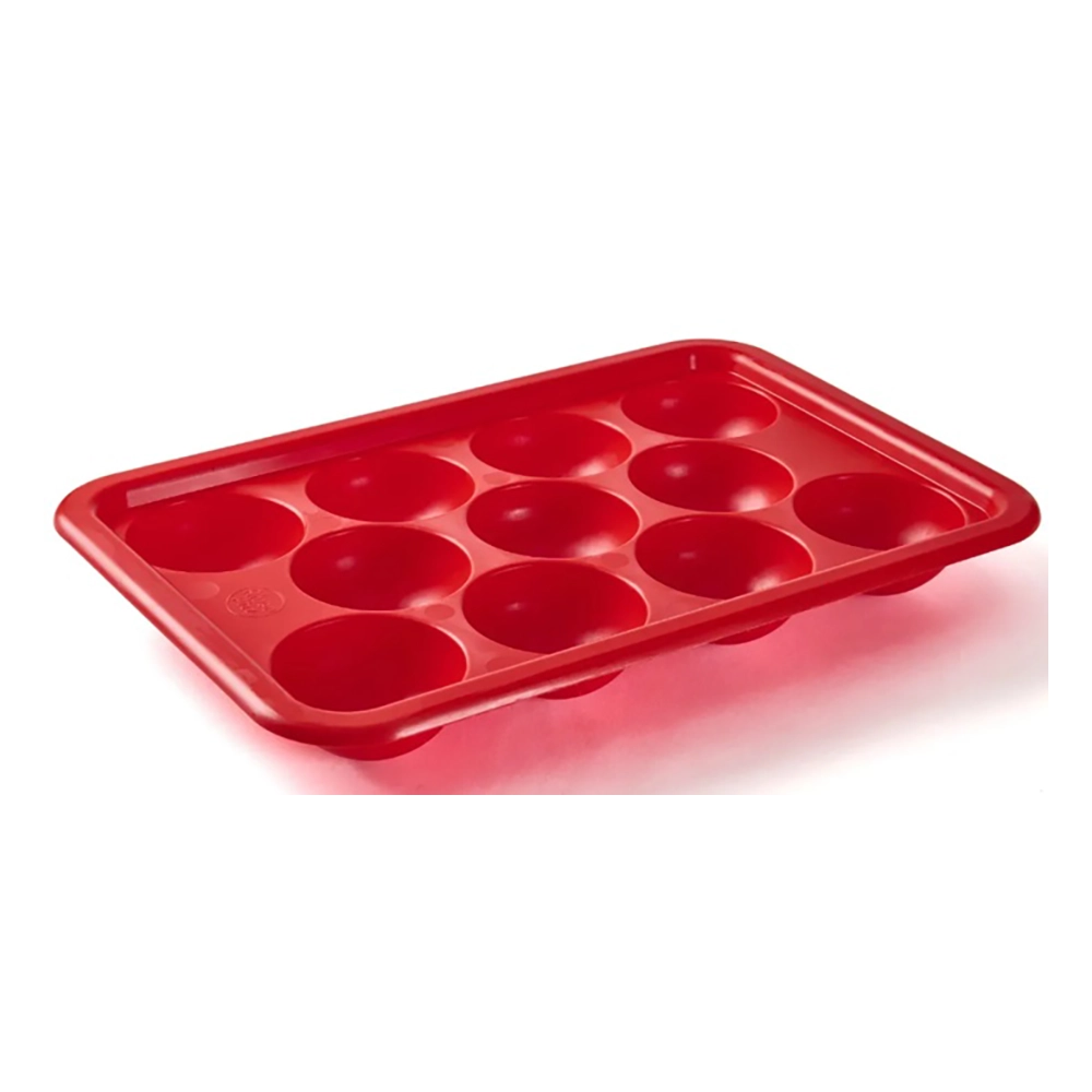 Alveopizz® deegbak voor pizzabollen rood